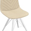 Стул Трия Шерри К3 (белый матовый/велюр Confetti Cream)