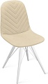 Стул Трия Шерри К3 (белый матовый/велюр Confetti Cream)