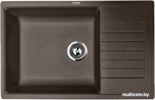 Кухонная мойка ZorG Dello 78 (горький шоколад)