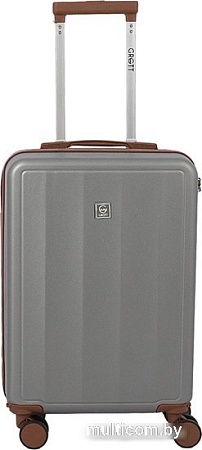 Чемодан-спиннер Grott 340-614/5-20 (светло-серый)