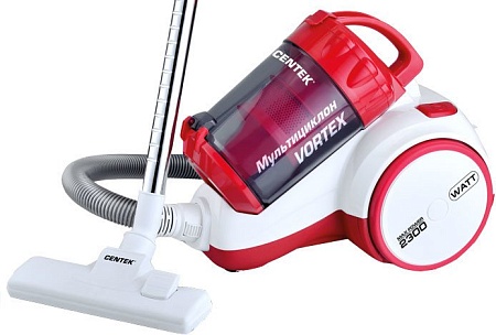 Пылесос CENTEK CT-2524 (белый/красный)