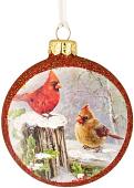 Елочные игрушки Грай Медальон Птички Ф-95
