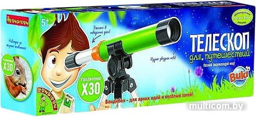 Детский телескоп Bondibon Науки с Буки Телескоп для путешествий ВВ0945