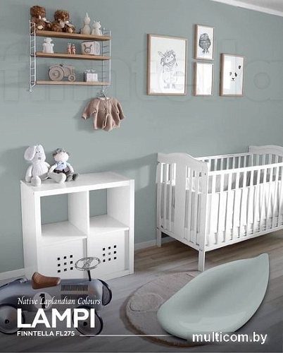 Краска Finntella Foxy Lapselli Matte Lampi F-50-1-3-FL275 2.7 л (серый)