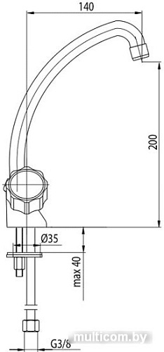 Смеситель Valvex Class 2446200