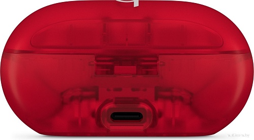 Наушники Beats Solo Buds (прозрачный красный)