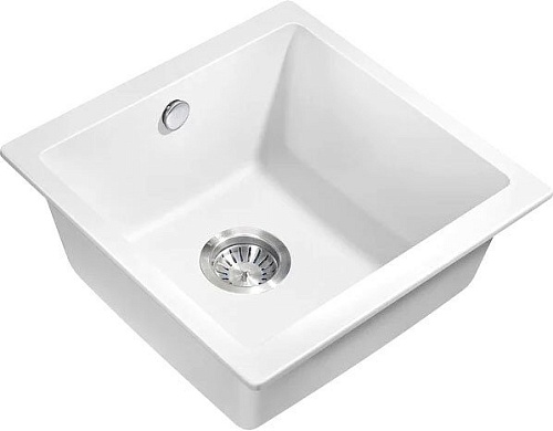 Кухонная мойка Milacio Leon 45 Cuarzo MC.77092 (белый)