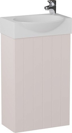 Lauter Тумба под умывальник Из искусственного мрамора Amelia 40 (пудрово-розовый п/мат)