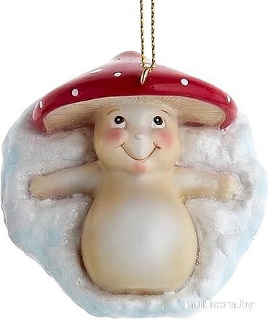 Елочная игрушка Kurt S. Adler Грибочек на снегу MLM0011_2