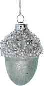 Елочная игрушка Gisela Graham Limited Winter Dreams Желудь голубой 01276-2 (голубой)