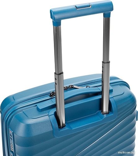 Чемодан-спиннер Torber Nevo T2207S (синий)