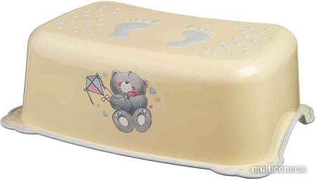 Подставка для умывания Maltex Мишка 4095 (бежевый/серый)
