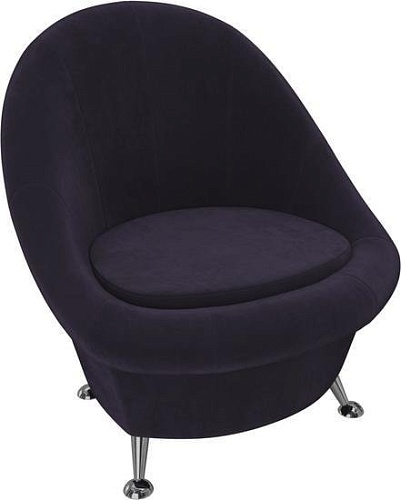 Интерьерное кресло Mebelico 252 105538 (велюр, фиолетовый)