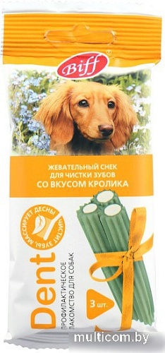 Лакомство для собак TiTBiT Dent Жевательный снек со вкусом кролика 50 г