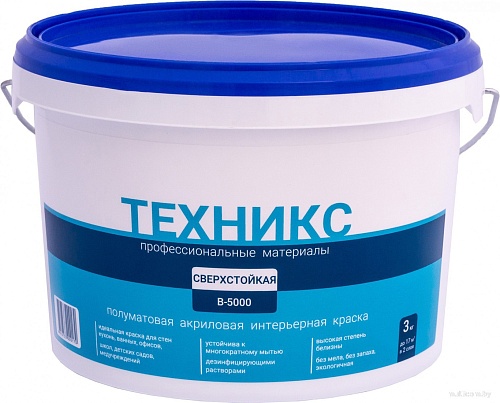 Техникс Сверхстойкая В-5000 P 3 кг (белый)