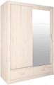 Шкаф-купе Интерлиния Лима ЛМ-002-16 Ш (дуб корабельный белый)