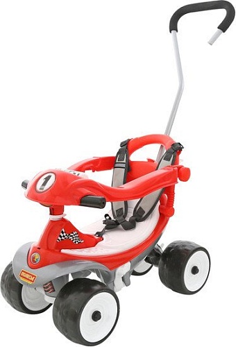 Каталка Полесье Трансформер №2 с игровой панелью, ручкой и ремешком [46314]