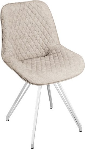 Стул Трия Оливер К4 (белый матовый/микровелюр Duna Brilliant)