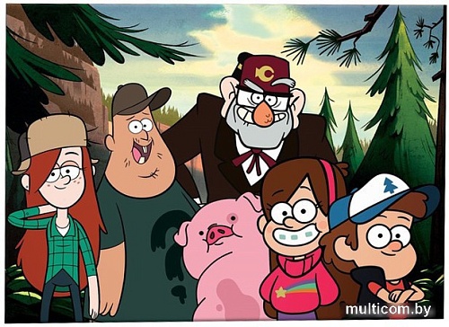 Картина по номерам Disney Дружная семья Гравити Фолз 9570220