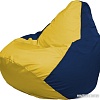 Кресло-мешок Flagman Груша Макси Г2.1-248 (жёлтый/тёмно-синий)