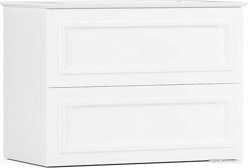 Belux Тумба под умывальник София НП 85-02 (1, белый глянцевый)