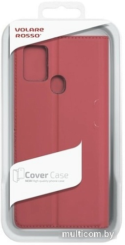 Чехол VOLARE ROSSO Book Case для Samsung Galaxy A21s (красный)