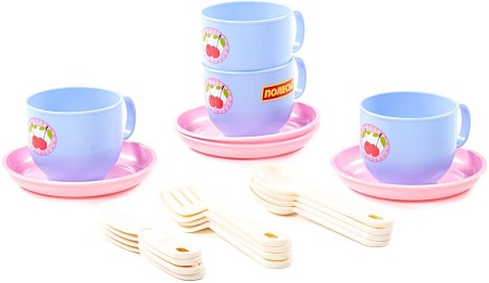 Набор игрушечной посуды Полесье Минутка 80264 (на 4 персоны)