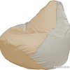 Кресло-мешок Flagman Груша Макси Г2.1-152 (светло-бежевый/белый)