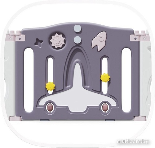 Игровой манеж UNIX kids SUPREME Space 200x240 Rose