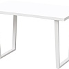 Кухонный стол Millwood Лофт Уэльс Л 160x80x75 (36 мм, белый/металл белый)