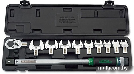 Ключ с набором Toptul 1/2" 40-210 Нм GAAI1101