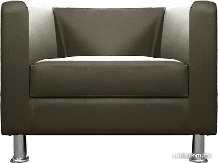 Интерьерное кресло Brioli Билли (экокожа, L21 серый)