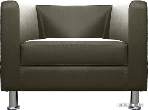 Интерьерное кресло Brioli Билли (экокожа, L21 серый)