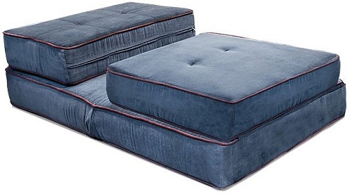 Кресло-кровать Лама-мебель Раскладное Марио (Bahama Denim/Bahama Grey)