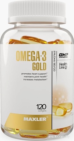 БАД Maxler Омега-3 Gold (60 капсул)