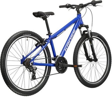 Велосипед Kross Hexagon 1.0 S/17" 2024 (синий глянцевый)