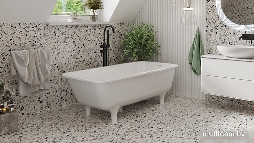 Belux Тумба под умывальник Джаз НП 90-02 (белый глянец)