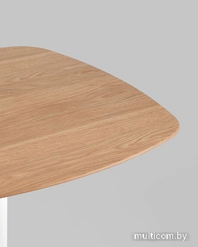 Барный стол Stool Group Form 60x60 T-005H (светлое дерево/белый)