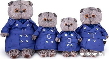 Мягкая игрушка Basik & Co Басик в плаще (30 см)