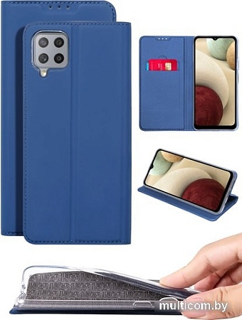 Чехол для телефона Volare Rosso Book case series для Samsung Galaxy A12 (синий)