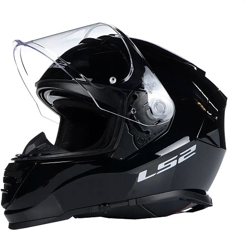 LS2 FF800 Storm Solid (L, черный)