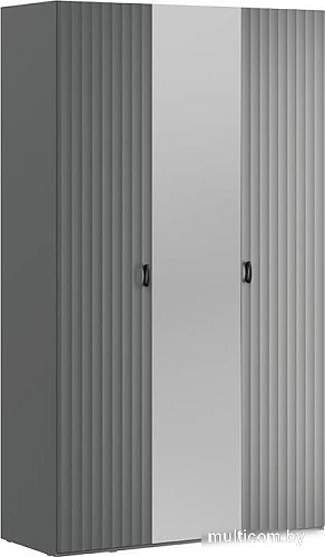 Шкаф-купе Трия Тиффани (серый графит/графит матовый)