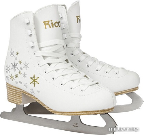 Фигурные коньки Ricos Eclat PW-215-2 (р.39, белый)
