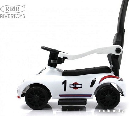 Каталка RiverToys F005FF-P (белый)