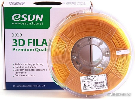 Esun PLA+ 1.75 мм 1000 г (золотистый)