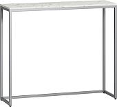 Консольный стол LoftyHome Мальборк 1627985 (мрамор сноу/серебро)