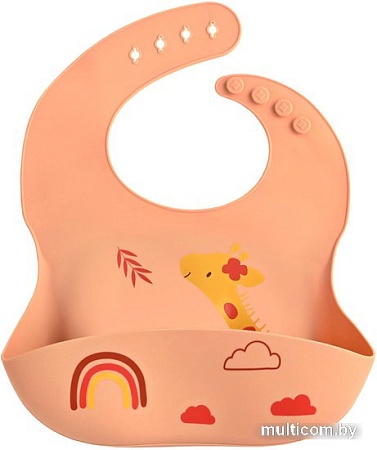 Нагрудник детский Pituso KD4109 (персиковый)