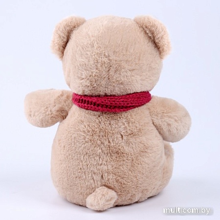 Классическая игрушка Milo Toys Little Friend Мишка с розовыми шарфом 9905636