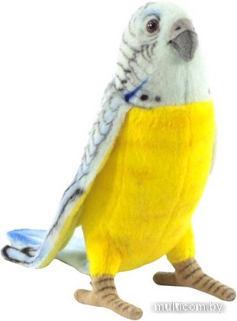 Классическая игрушка Hansa Сreation Попугай волнистый голубой 4653П (15 см)
