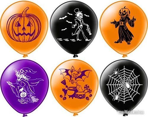 Набор воздушных шаров БиКей Хеллоуин 7107251 (25 шт)